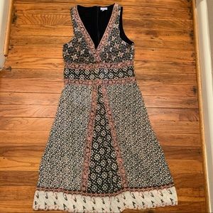 Casual Romantic Patterned Dress